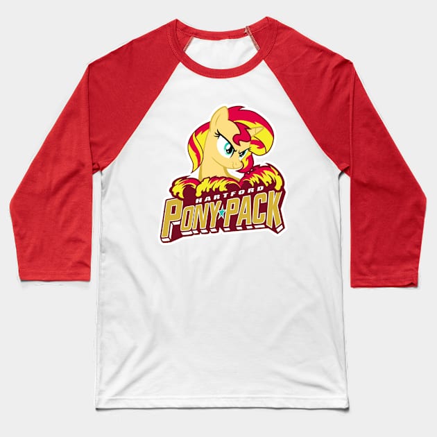 Sunset Shimmer (Wolf Pack) Baseball T-Shirt by euryoky
